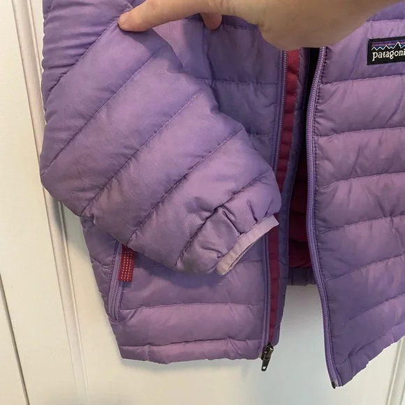 Patagonia Purple and Red Puffer Jacket - Picture 3 of 6